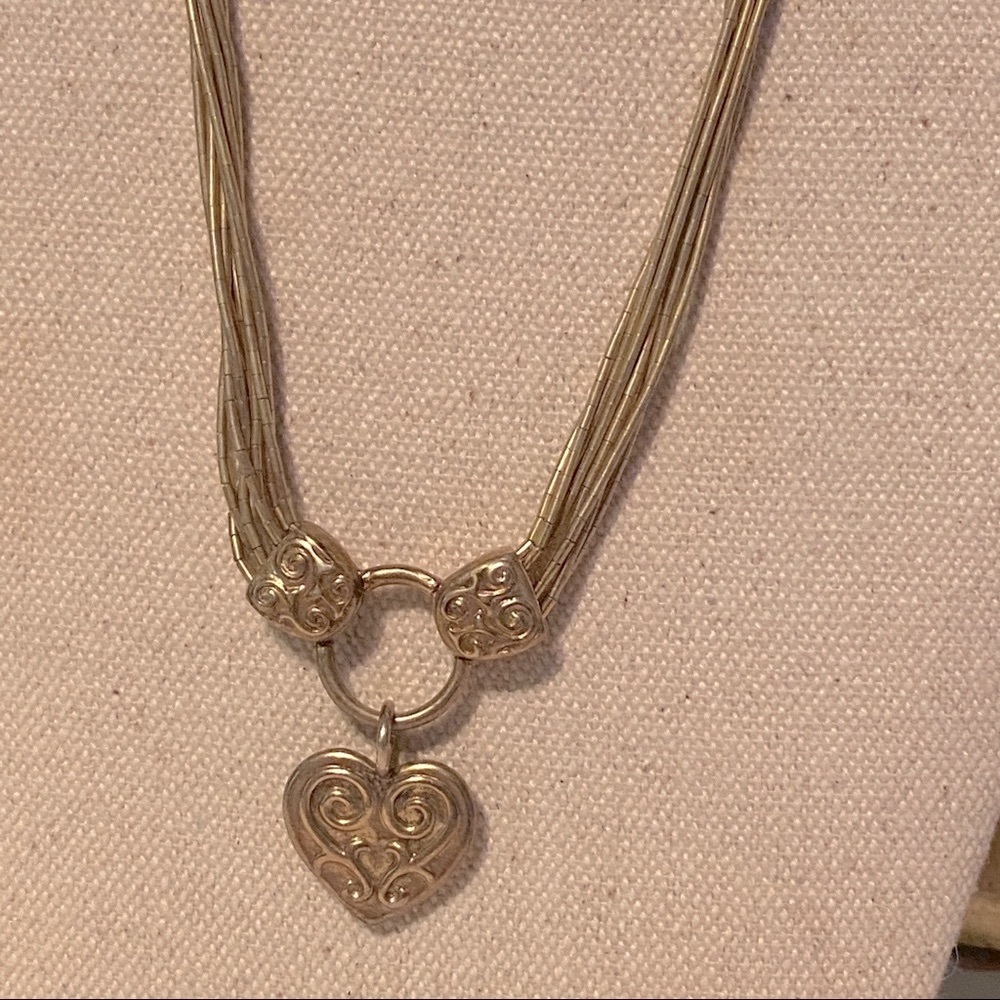 Vintage Dave Scott Vermeil Liquid Silver Necklace